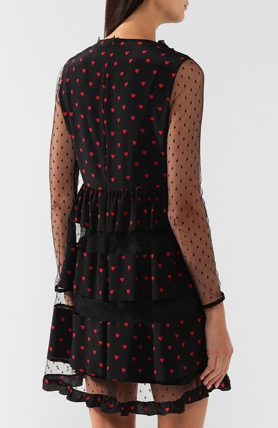 Шелковое платье REDVALENTINO разноцветного цвета по цене 76500 руб., арт. SR3VAG30/4AJ, фото 4 Шелковое платье REDVALENTINO, арт. SR3VAG30/4AJ, фото 4