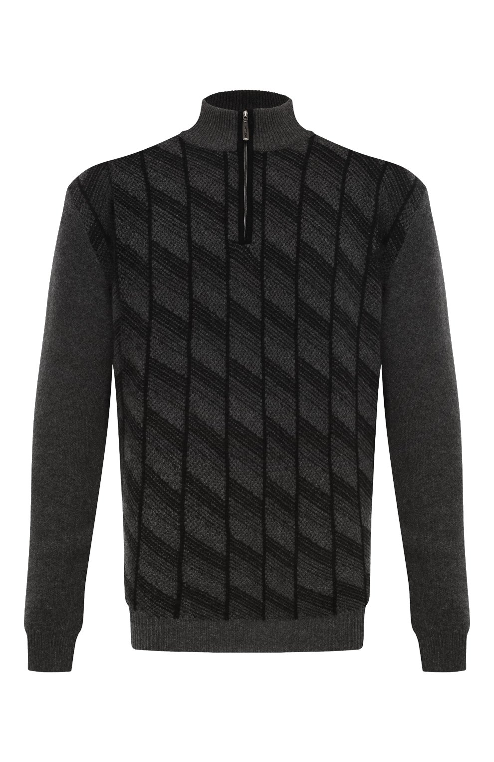 Свитер из кашемира и шерсти STEFANO RICCI темно-серого цвета по цене 148000 руб., арт. K808080L01/F24370, фото 1 Свитер из кашемира и шерсти STEFANO RICCI, арт. K808080L01/F24370, фото 1