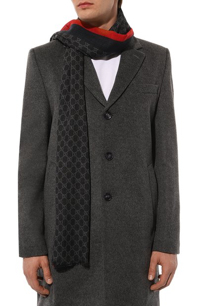 Шерстяной шарф GUCCI, арт. 497915/4G200, фото 3