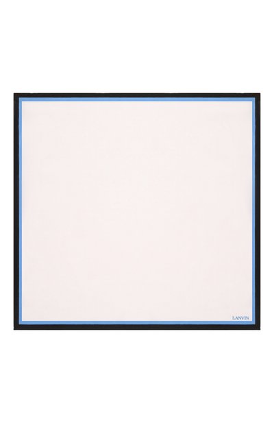Шелковый платок LANVIN белого цвета по цене 6405 руб., арт. 3803/HANDKERCHIEF, фото 3 Шелковый платок LANVIN, арт. 3803/HANDKERCHIEF, фото 3