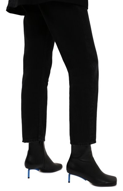 Кожаные ботильоны OFF-WHITE, арт. 0WID011F21LEA0011000, фото 3