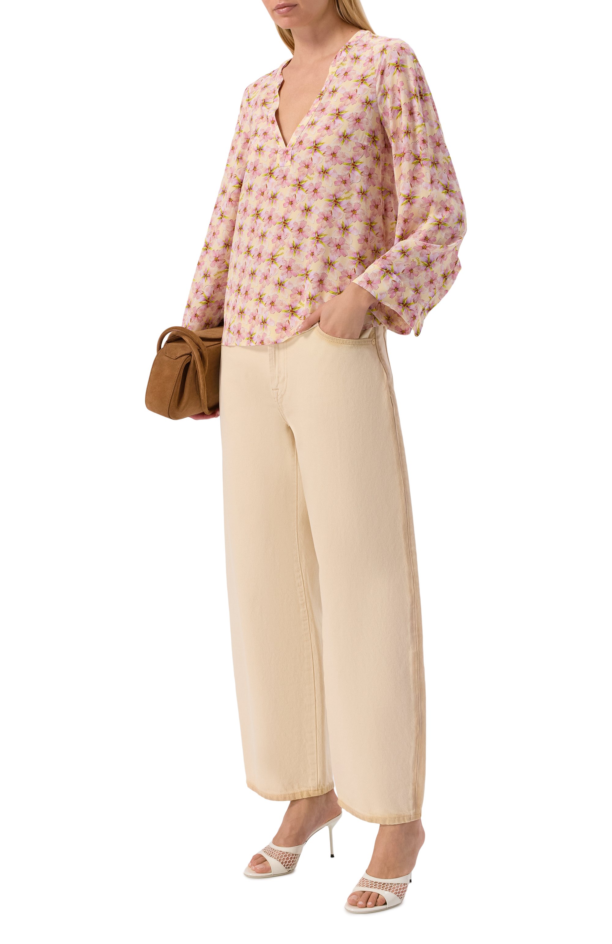 Блузка из вискозы ZADIG AND VOLTAIRE, арт. WWSH02320, фото 2