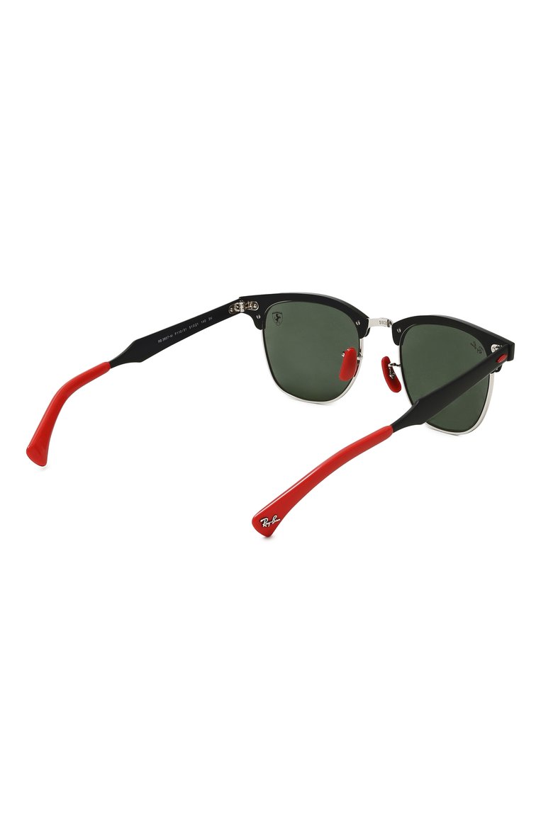 Мужские солнцезащитные очки ray-ban x scuderia ferrari RAY-BAN зеленого цвета, арт. 3807M-F11031 | Фото 4 (Тип очков: С/з; Материал: Пластик, Металл; Кросс-КТ: С/з-мужское; Оптика Гендер: оптика-мужское; Очки форма: Квадратные)