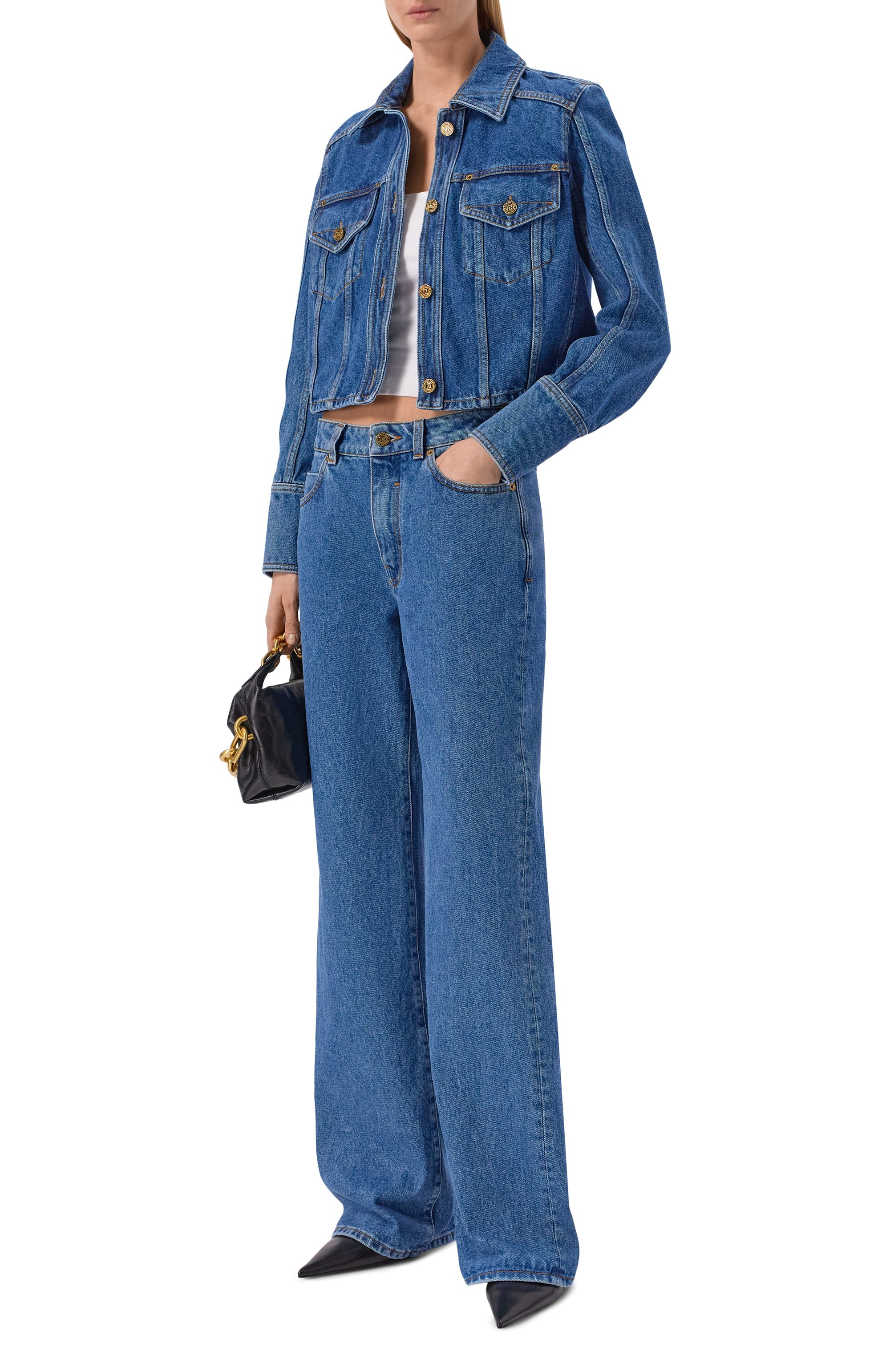 Джинсовая куртка BALMAIN, арт. GF1TC215/DG08, фото 2