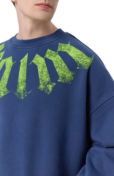 Хлопковый свитшот PALM ANGELS, арт. PMBA08JS26FLE001, фото 5