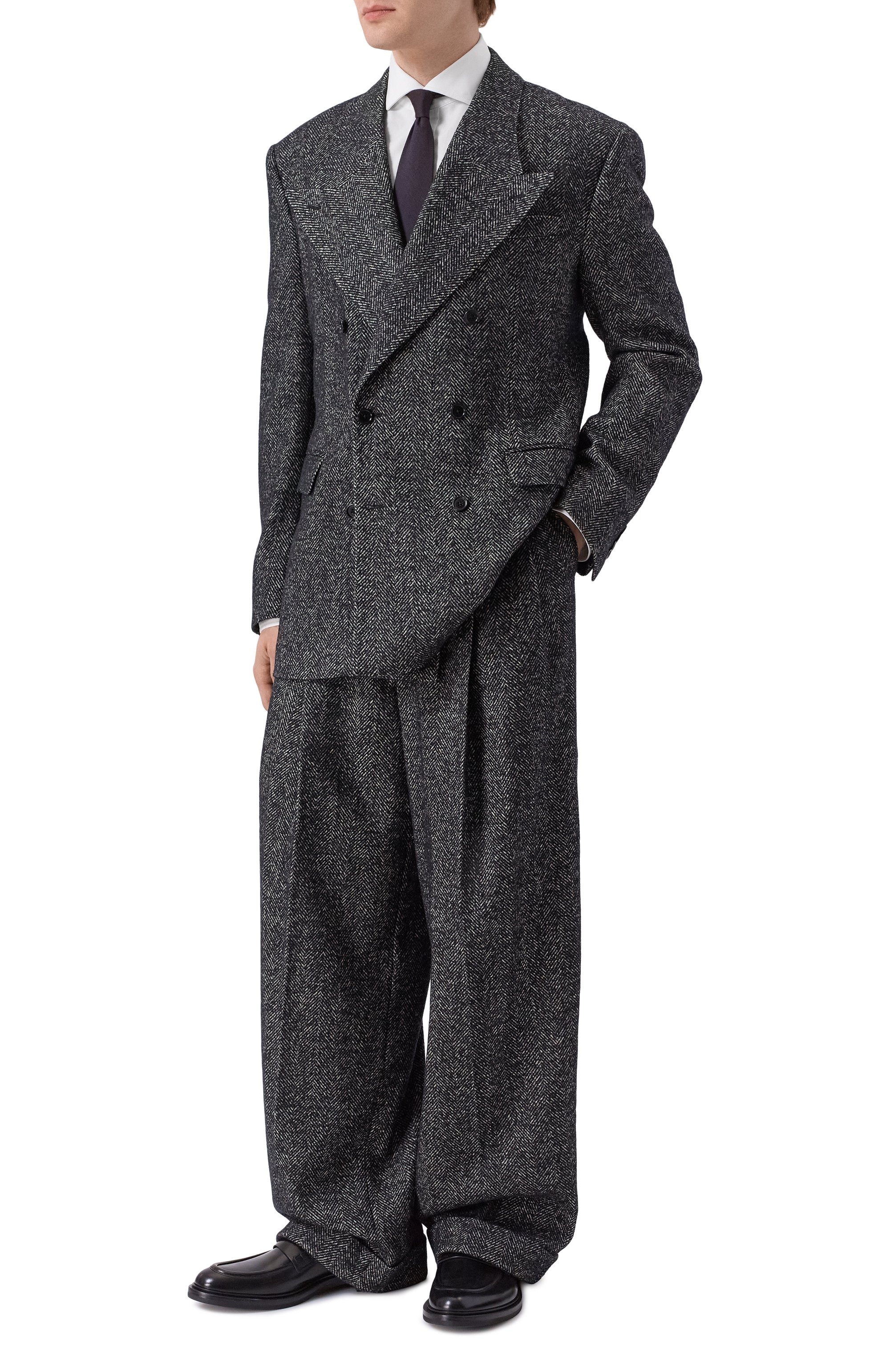 Шерстяные брюки DOLCE & GABBANA, арт. GP168T/FCBAJ, фото 2