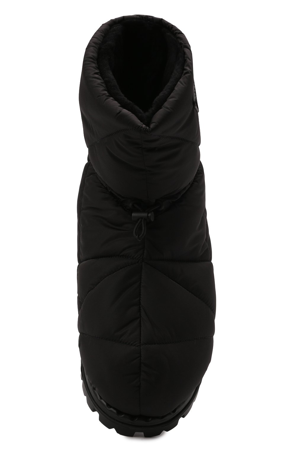 Утепленные сапоги PRADA черного цвета по цене 120000 руб., арт. 2UE019-3LGR-F0002-A000, фото 4 Утепленные сапоги PRADA, арт. 2UE019-3LGR-F0002-A000, фото 4