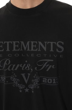 Хлопковая футболка VETEMENTS, арт. UE64TR450B, фото 5