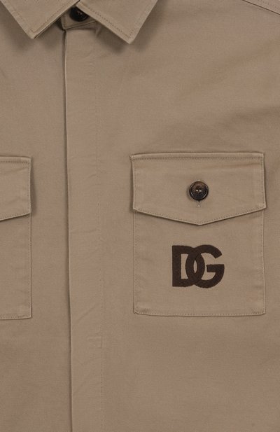 Хлопковая рубашка DOLCE & GABBANA, арт. L44S54/FUFL3/10-12+, фото 3