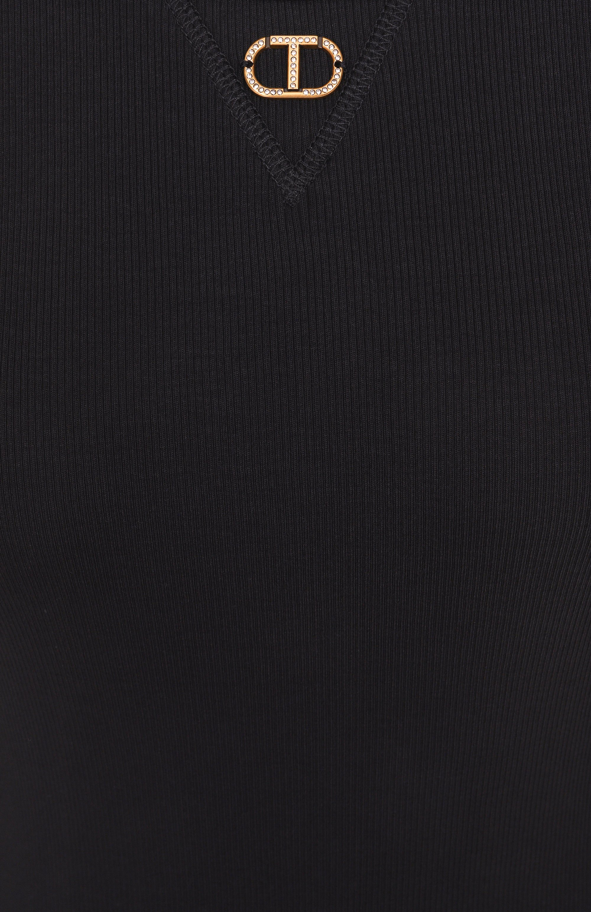 Хлопковая майка TWINSET, арт. 251TP2550, фото 6