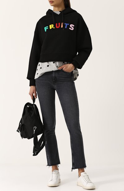 Укороченные расклешенные джинсы с потертостями MIH JEANS, арт. W1901101CPY, фото 2