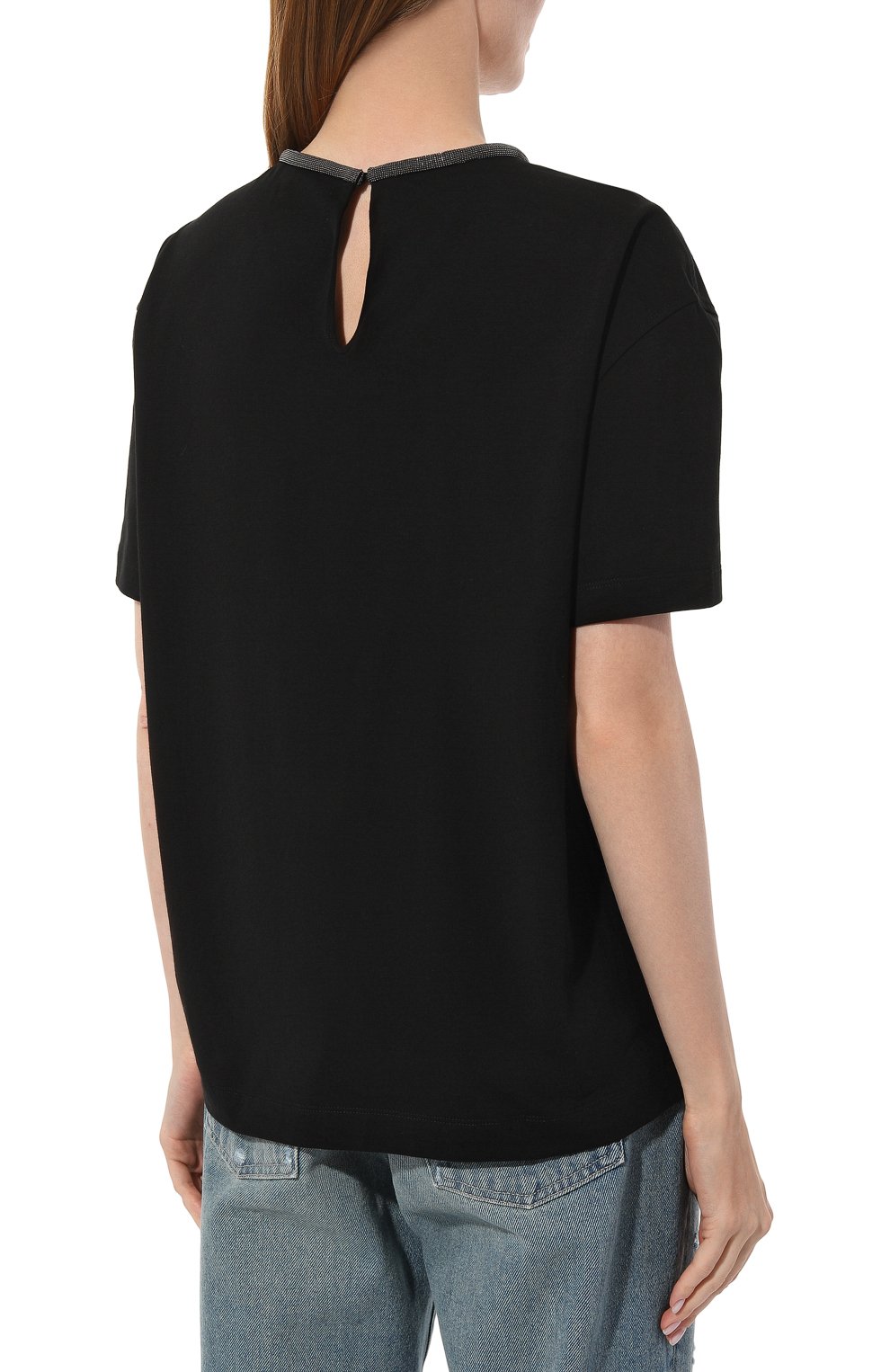 Хлопковая футболка BRUNELLO CUCINELLI, арт. M0T18BP209, фото 4