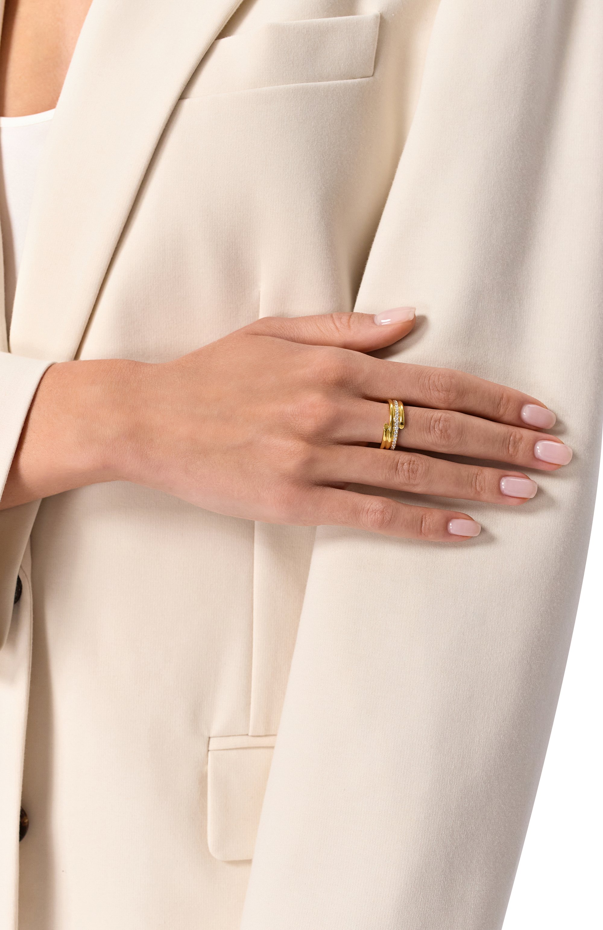 Кольцо NUMBERING, арт. 8407/G0LD, фото 2