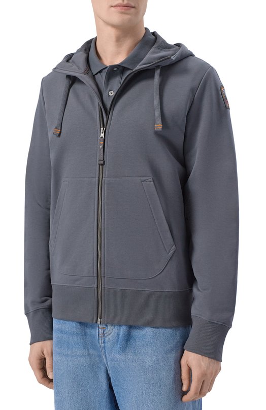 Хлопковая толстовка Parajumpers 26SM-PM FLE Y24 Серый  26SM-PM FLE Y24 Фото 3