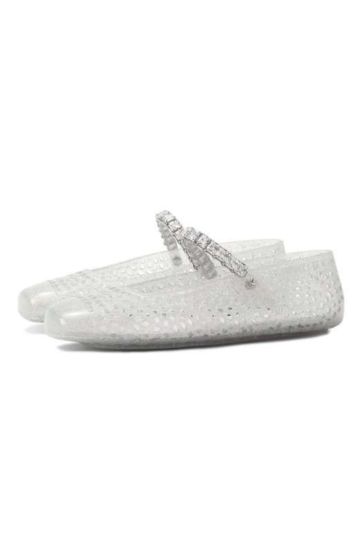 Балетки Jelly Jimmy Choo THE JELLY/NTX Прозрачный THE JELLY/NTX