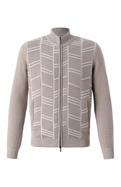 Мужской кардиган из кашемира и шерсти ZILLI, арт. KZMC01M0280VTIL00