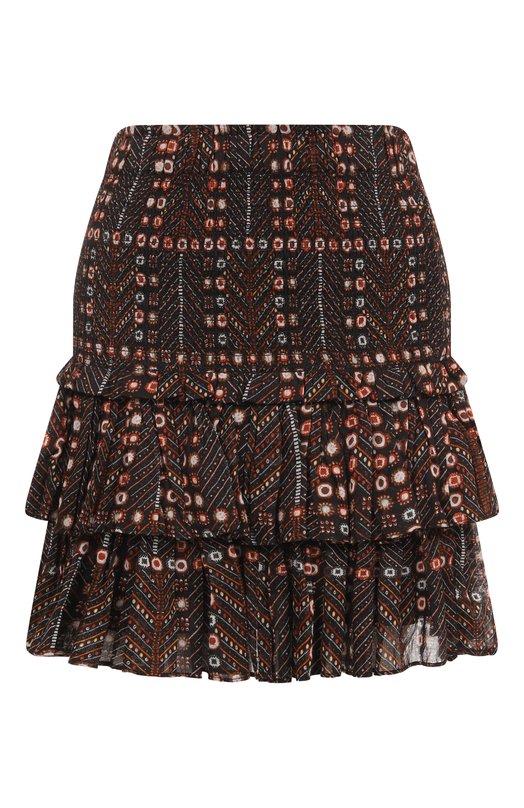 Хлопковая юбка Isabel Marant Etoile 25PJU0022FA-C1J19E Чёрный 25PJU0022FA-C1J19E