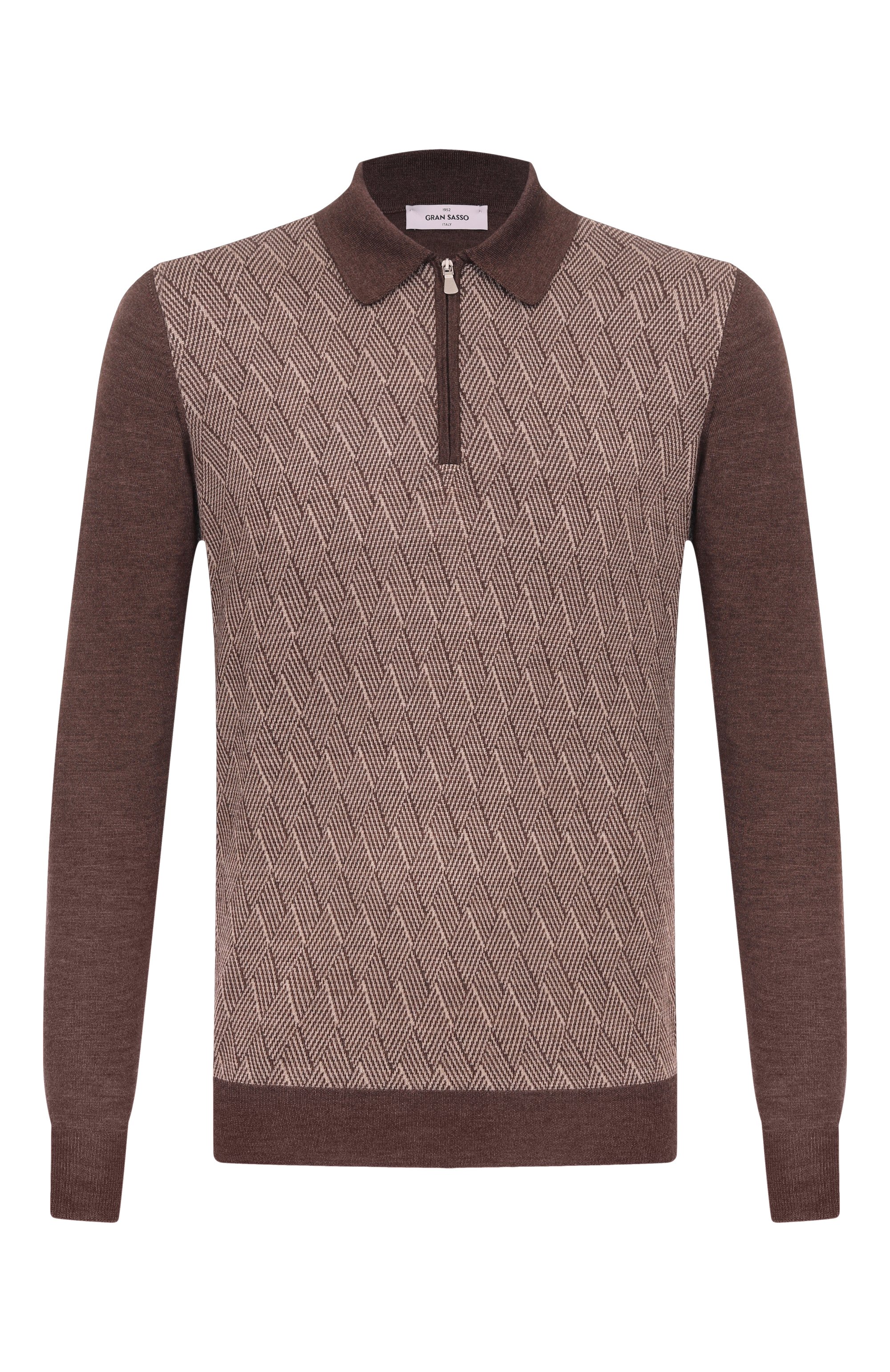 Поло из шерсти и шелка GRAN SASSO, арт. 57137/13126, фото 1