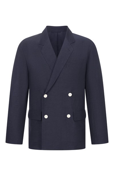 Мужской пиджак из вискозы и льна EMPORIO ARMANI, арт. EM005493/AF13812