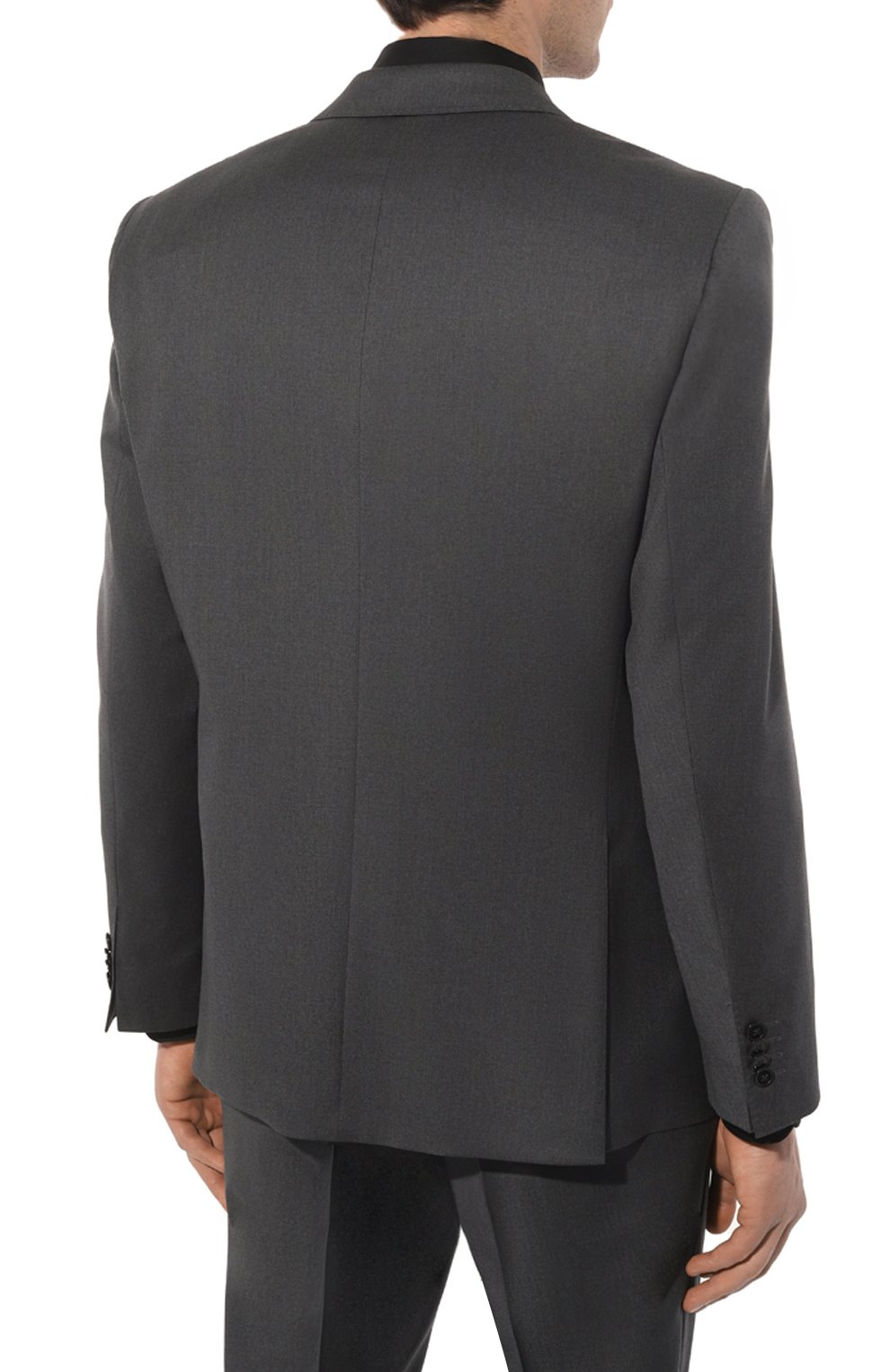 Шерстяной пиджак BOSS темно-серого цвета по цене 67300 руб., арт. 50469172, фото 4 Шерстяной пиджак BOSS, арт. 50469172, фото 4