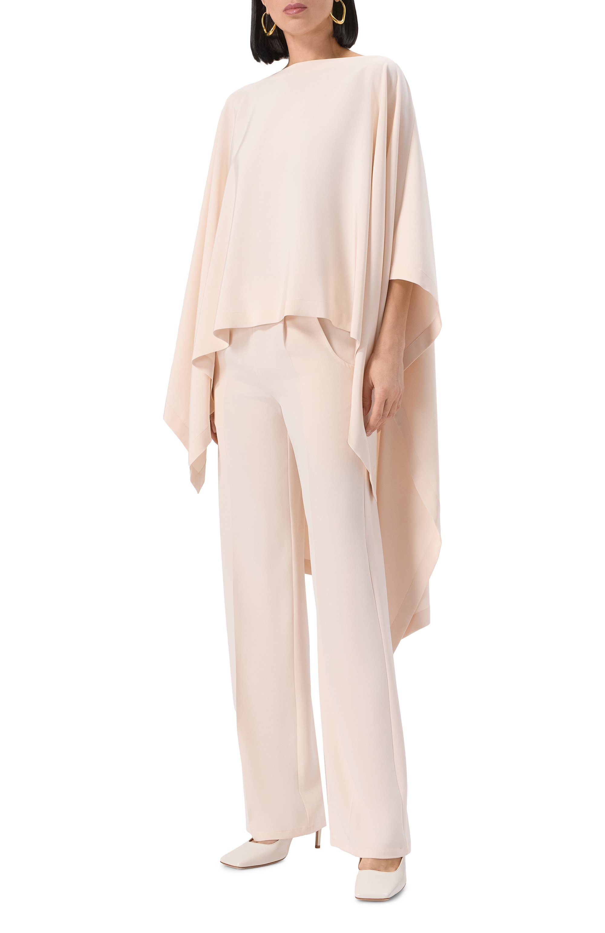 Шелковое пончо KITON, арт. D59611K0977A22, фото 3