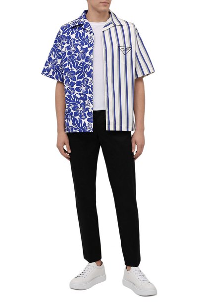 Хлопковая рубашка PRADA, арт. UCS406-1ZTE-F0589-212, фото 2