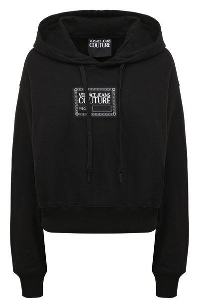 Женский хлопковое худи VERSACE JEANS COUTURE, арт. 73HAIT03-73DP314 0 PIECE NR LABEL/CF010