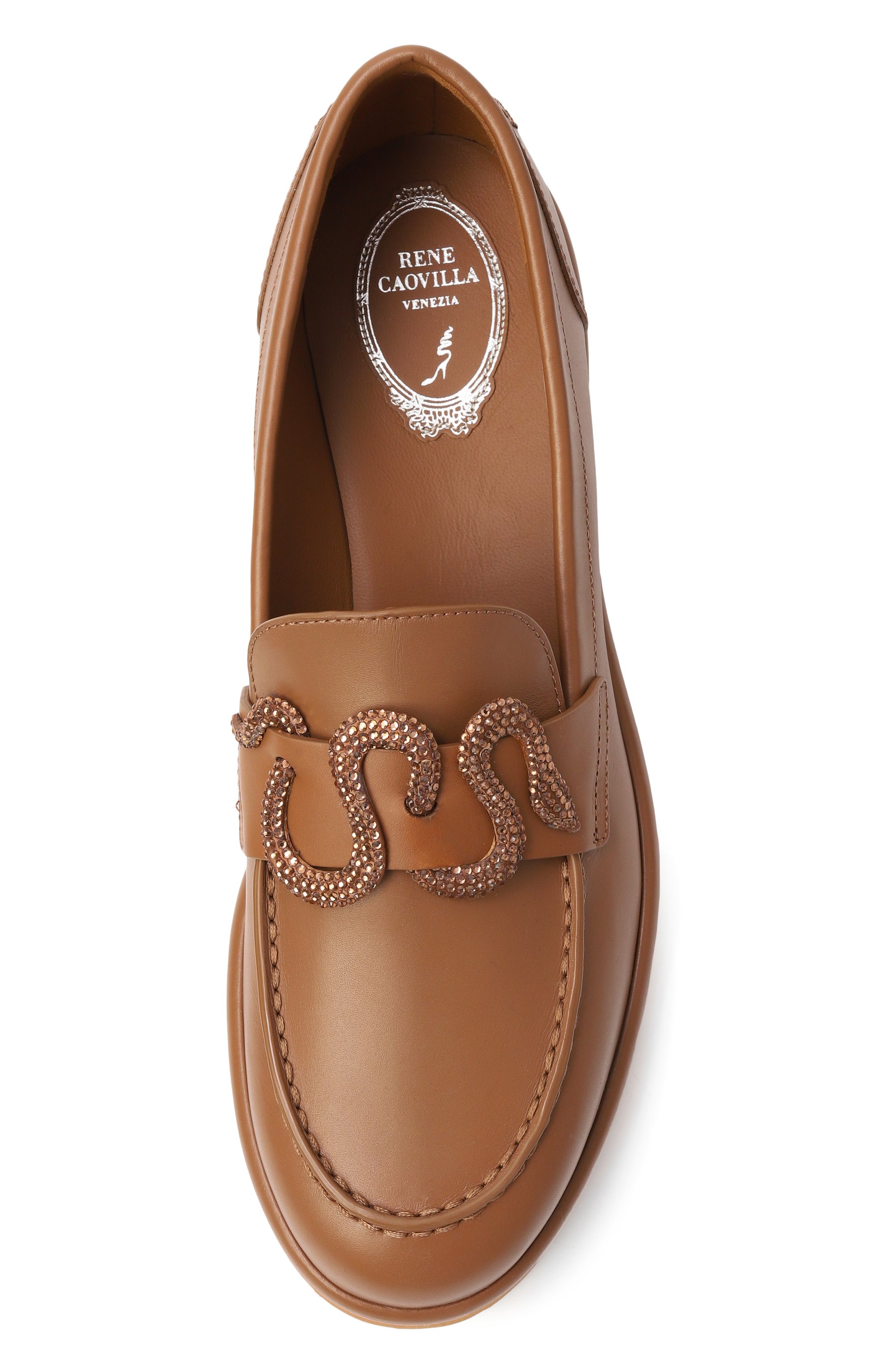 Кожаные лоферы morgana RENE CAOVILLA, арт. C11869-025/0001, фото 6