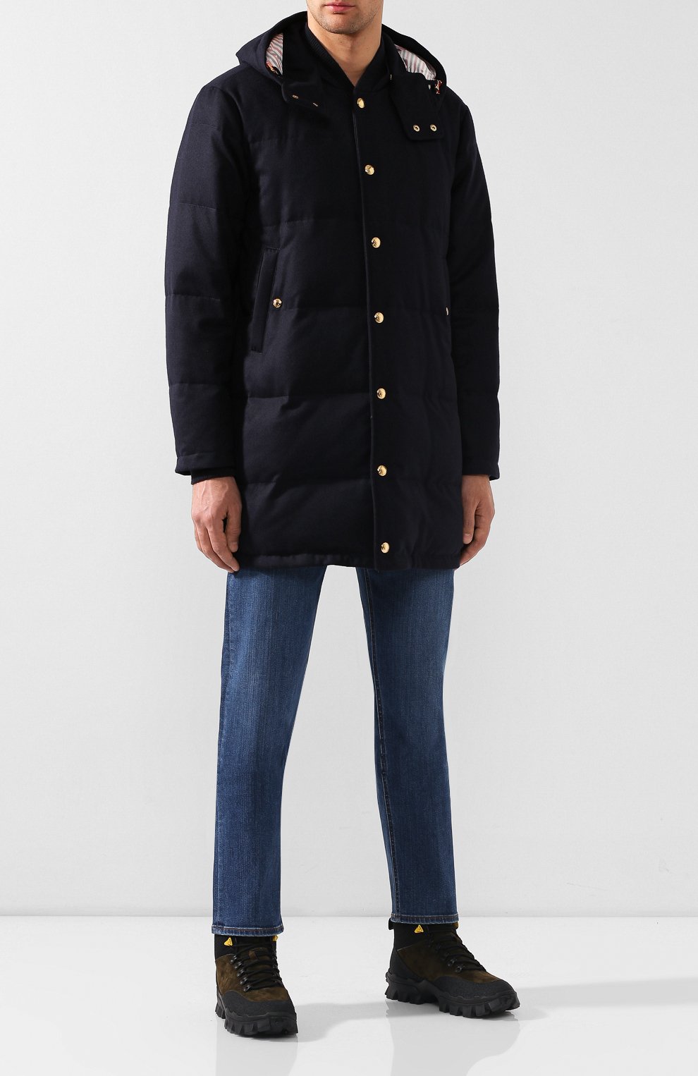 Комбинированные ботинки MONCLER, арт. E2-09A-10383-00-01AJJ, фото 2