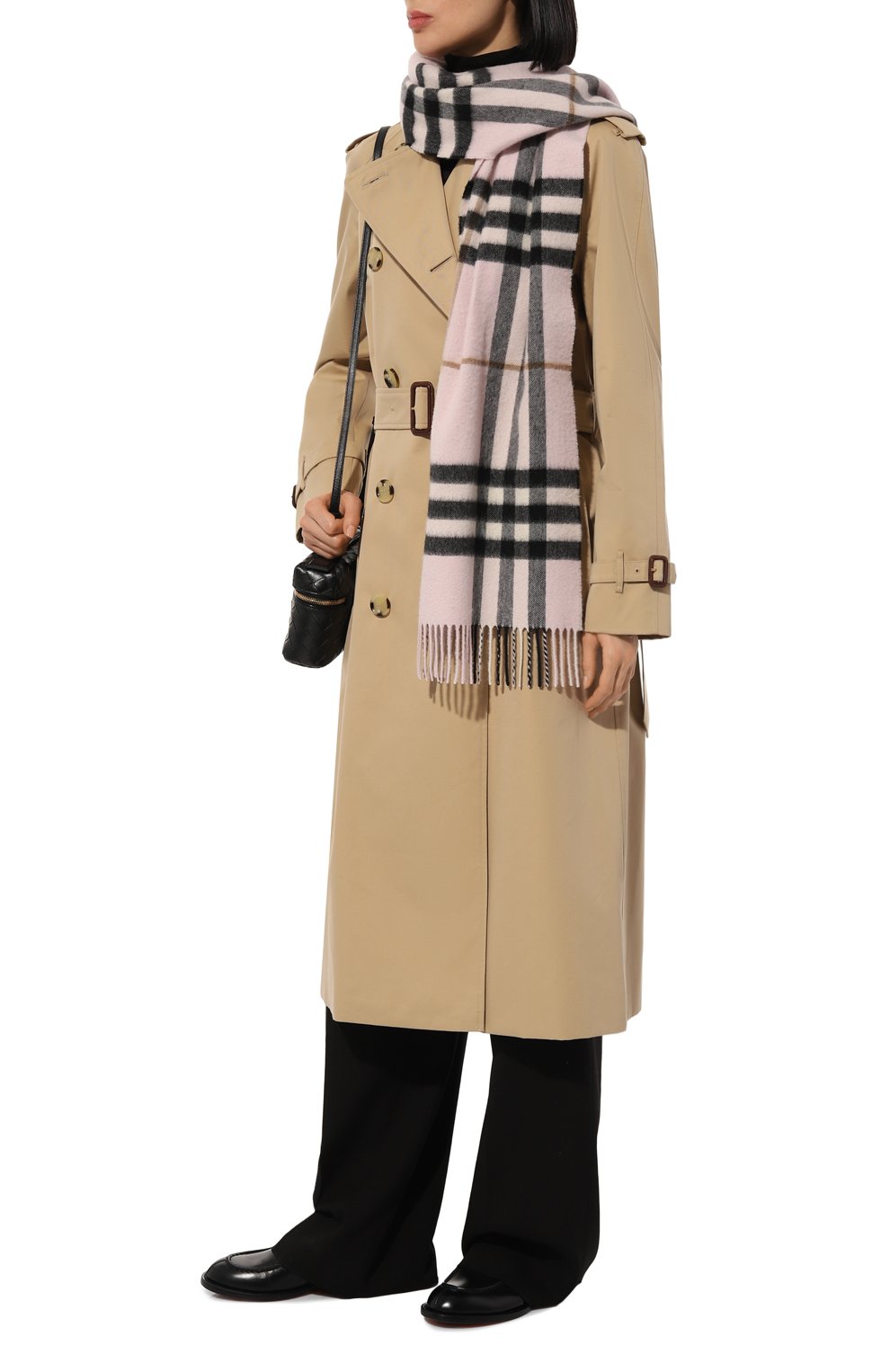 Кашемировый шарф BURBERRY, арт. 8077877, фото 3