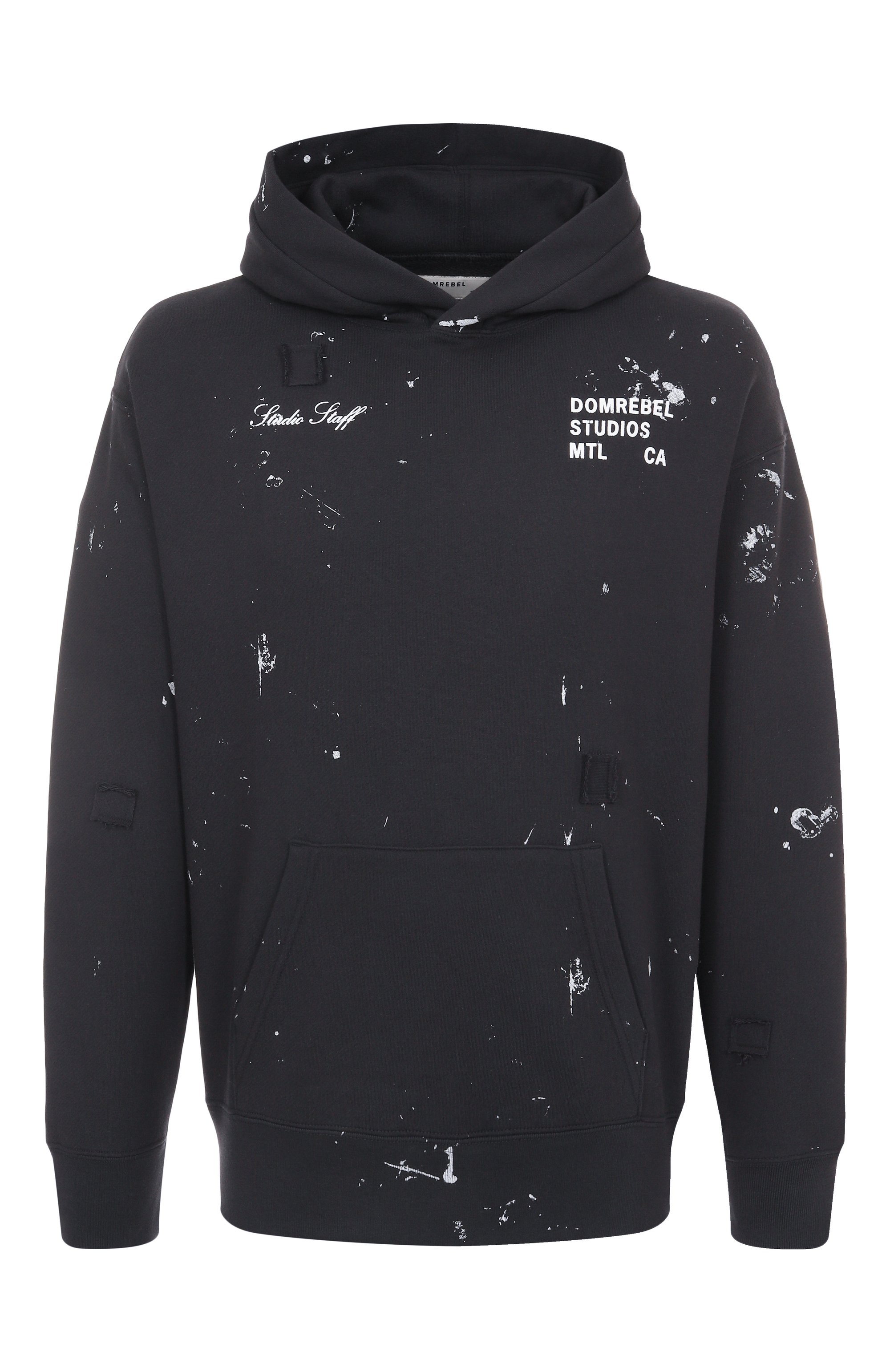 Хлопковое худи DOMREBEL, арт. M STAFF PULL0VER H00DIE, фото 1