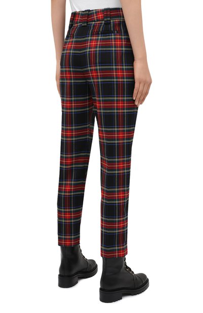 Шерстяные брюки BALMAIN разноцветного цвета по цене 125500 руб., арт. UF15172/W085, фото 5 Шерстяные брюки BALMAIN, арт. UF15172/W085, фото 5