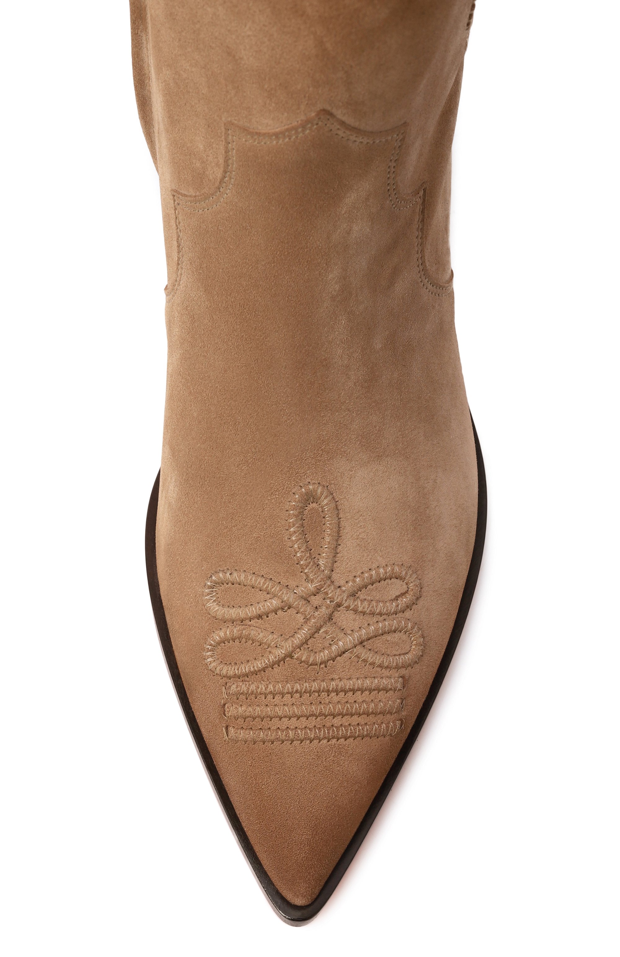 Замшевые ботильоны SANTONI, арт. WT0G71985BJ2SWYU, фото 6