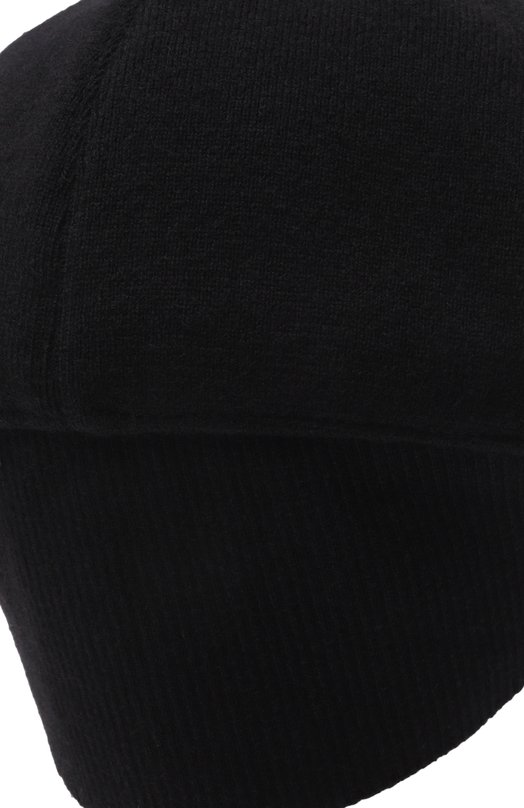 Кашемировая бейсболка Andrea Campagna AB180-CSP-RS/FAWS00 Чёрный  AB180-CSP-RS/FAWS00 Фото 3