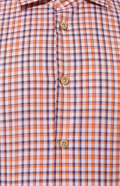 Хлопковая рубашка KITON, арт. UCIH08879, фото 5