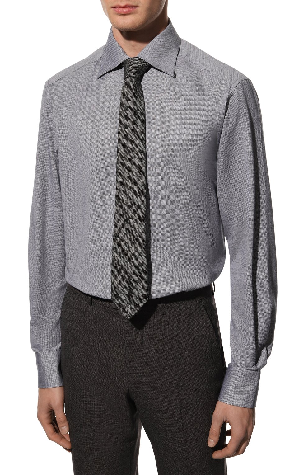 Сорочка из хлопка и кашемира STEFANO RICCI, арт. MC000928/R1901, фото 3