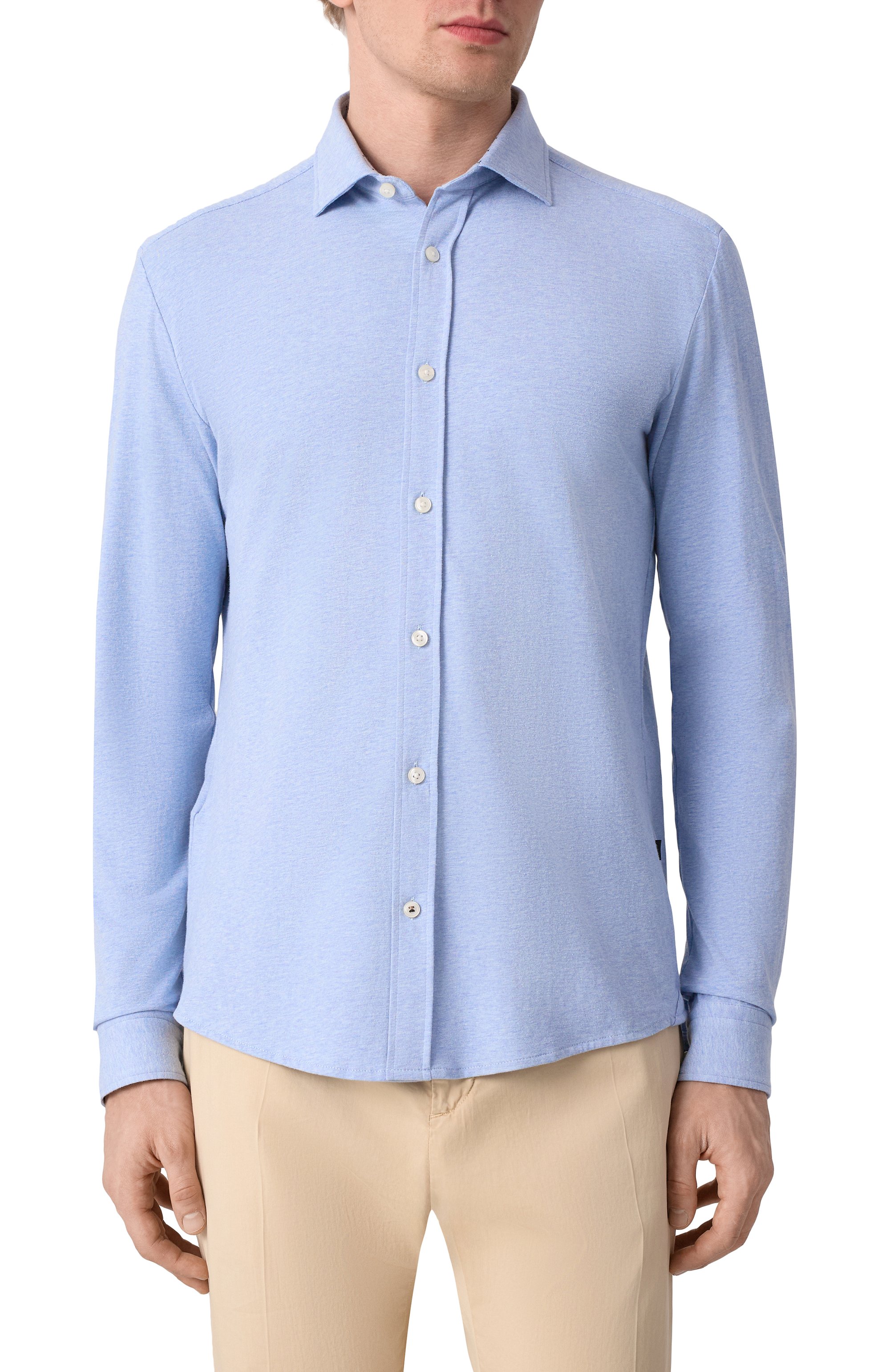 Хлопковая рубашка BOSS, арт. 50533879, фото 3