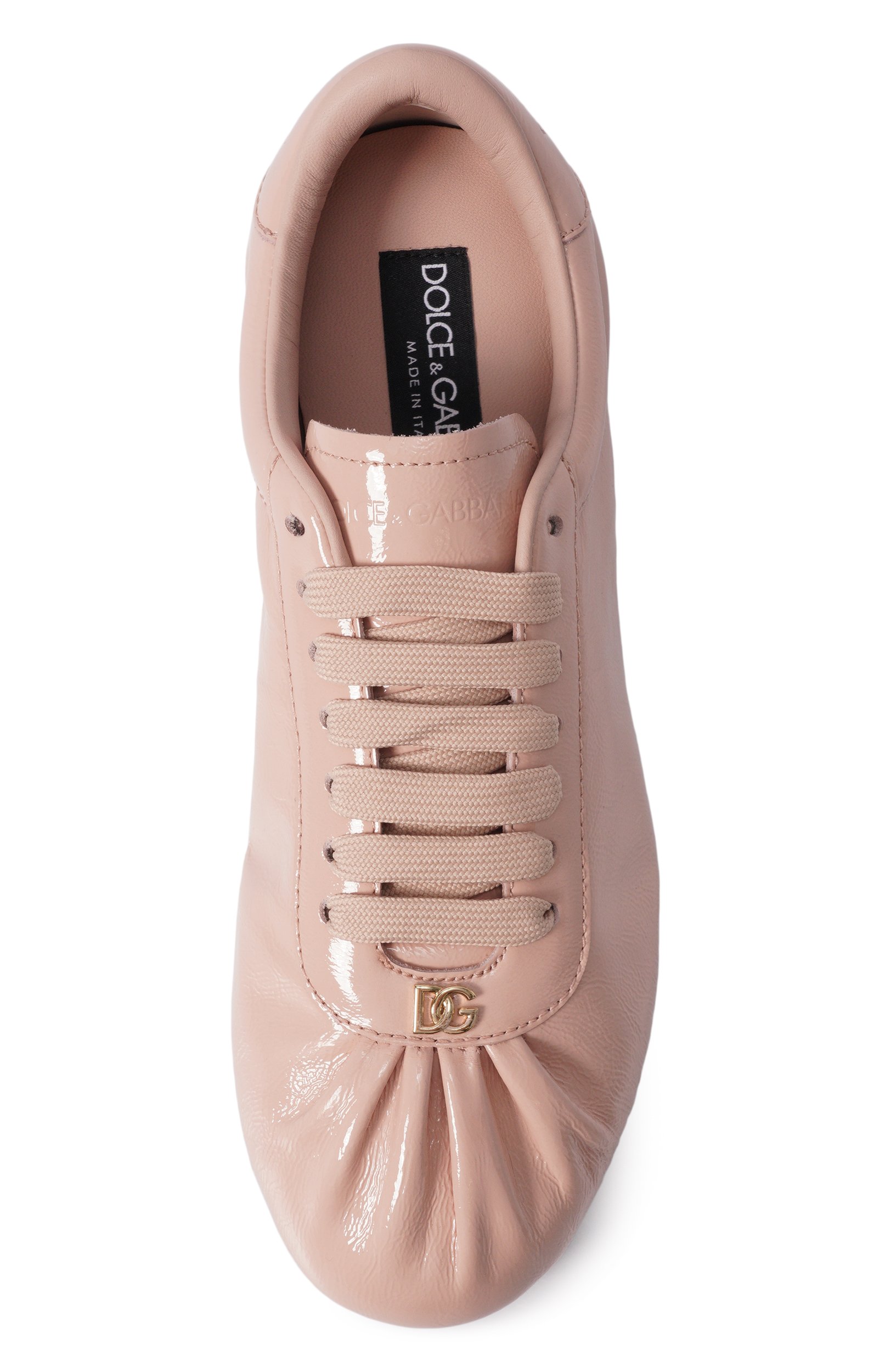 Кожаные кеды ballet DOLCE & GABBANA, арт. CK2485/A9U97, фото 6