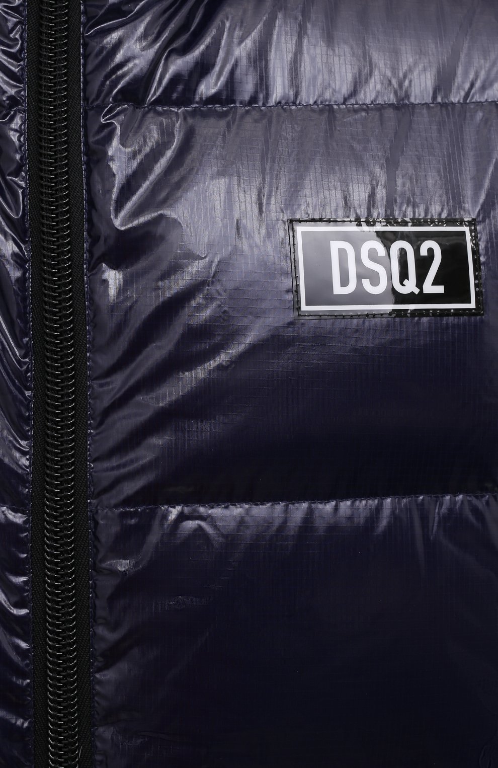 Пуховый жилет DSQUARED2 синего цвета по цене 67050 руб., арт. S74FB0278/S54056, фото 5 Пуховый жилет DSQUARED2, арт. S74FB0278/S54056, фото 5