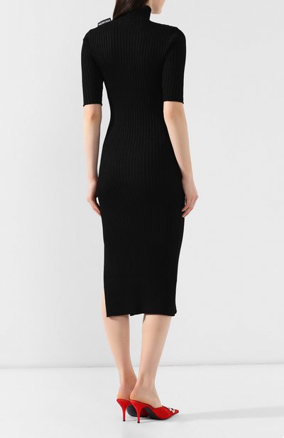 Платье-миди BALENCIAGA черного цвета по цене 78500 руб., арт. 576314/T5112, фото 4 Платье-миди BALENCIAGA, арт. 576314/T5112, фото 4