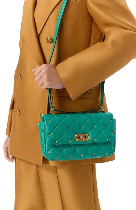 Сумка Rockstud Spike small Valentino 5W2B0Q04/IGX Зелёный  5W2B0Q04/IGX Фото 2