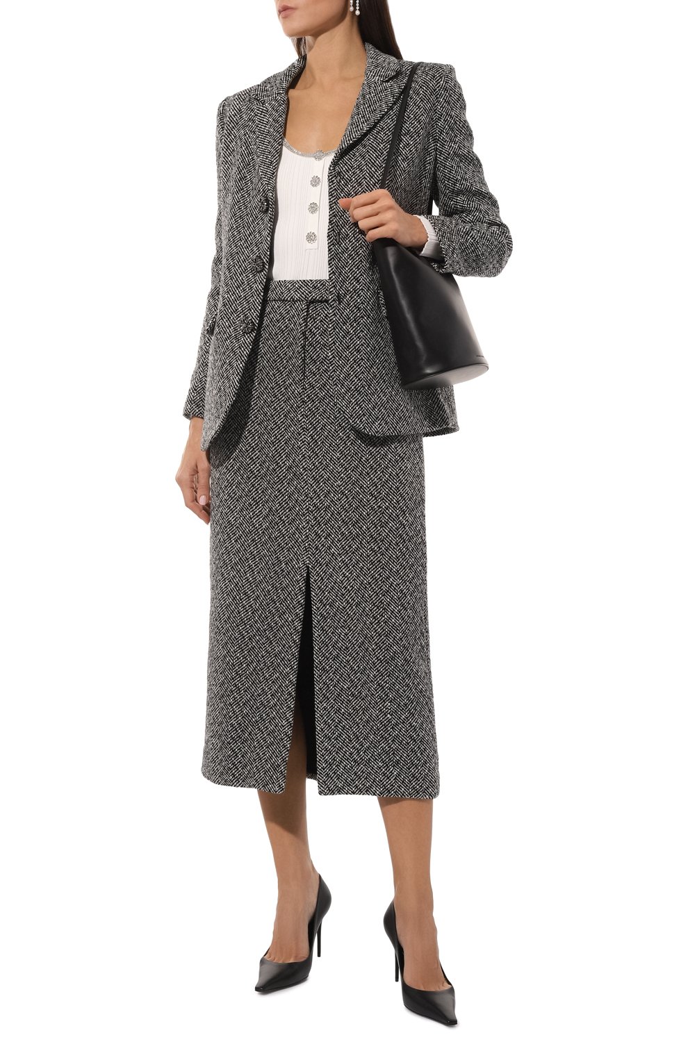 Юбка SELF-PORTRAIT, арт. AW24-059MSKA-B, фото 2