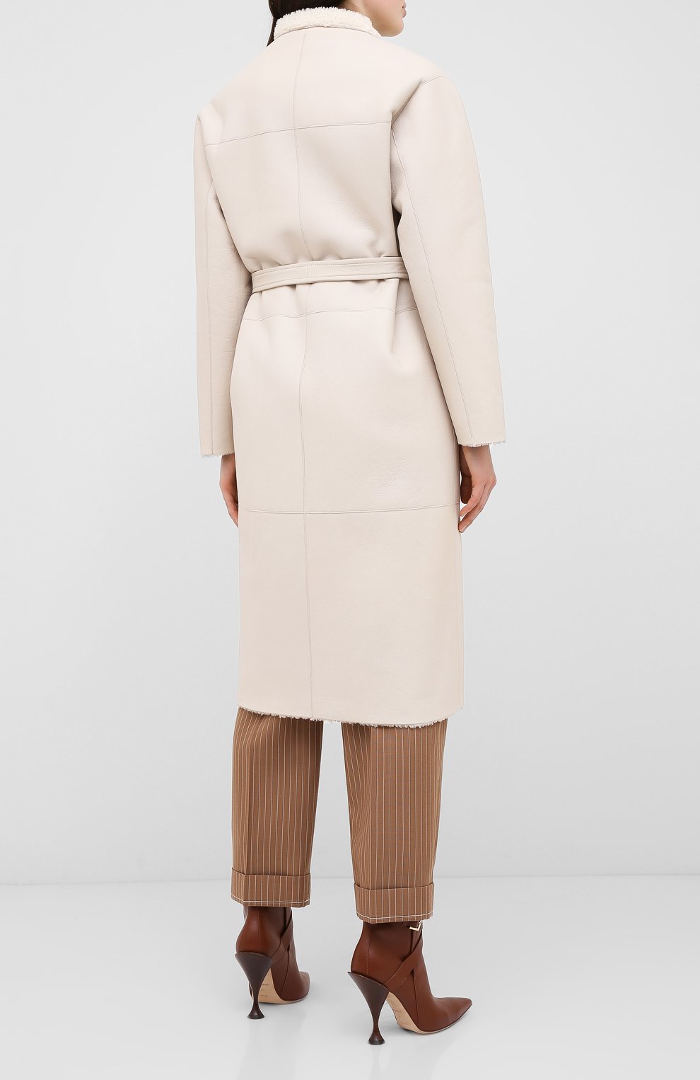 Дубленка с поясом BLANCHA, арт. 20165/300/40/IV0RY, фото 4