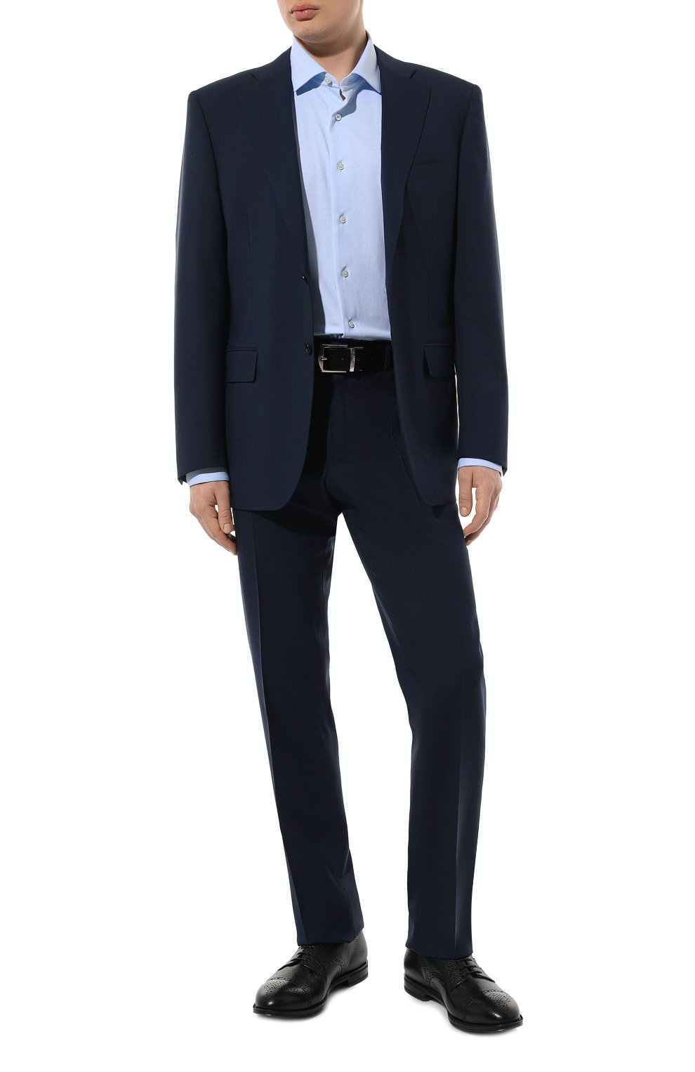 Рубашка ZILLI голубого цвета по цене 79150 руб., арт. CLAF01ZS00P51ZS410816, фото 2 Рубашка ZILLI, арт. CLAF01ZS00P51ZS410816, фото 2