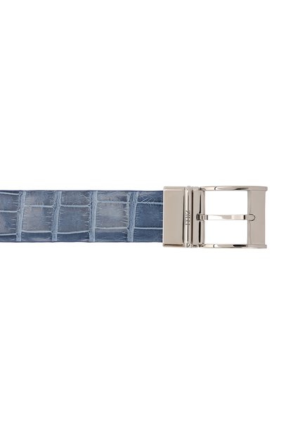 Двусторонний ремень из кожи крокодила ZILLI, арт. MJL-REVRE-A0145/0071/CP0R, фото 3