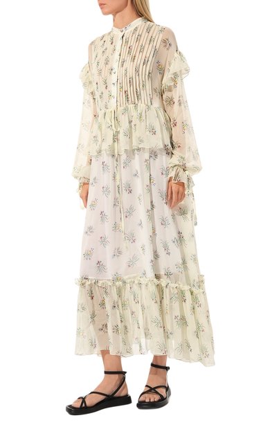 Платье LOOM BY RODINA разноцветного цвета по цене 43880 руб., арт. LBR-ESDR, фото 3 Платье LOOM BY RODINA, арт. LBR-ESDR, фото 3
