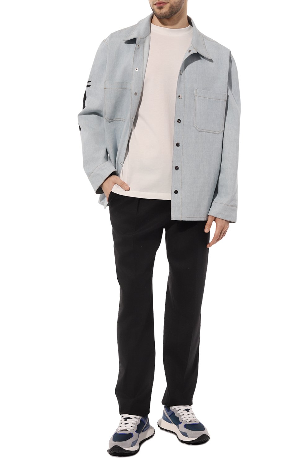 Комбинированные кроссовки ROBERTO CAVALLI, арт. 18700 D, фото 2