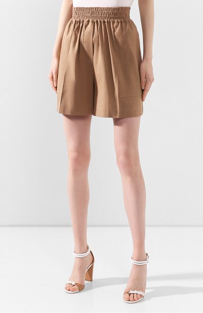 Шорты из смеси льна и хлопка BRUNELLO CUCINELLI, арт. MF591P7213, фото 3