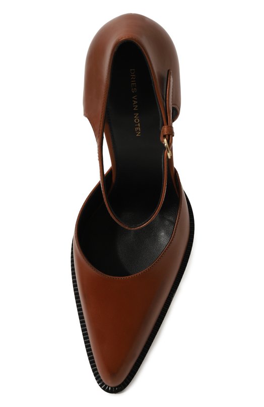 Кожаные туфли Dries Van Noten WS242-1310-H95/109 Коричневый  WS242-1310-H95/109 Фото 6