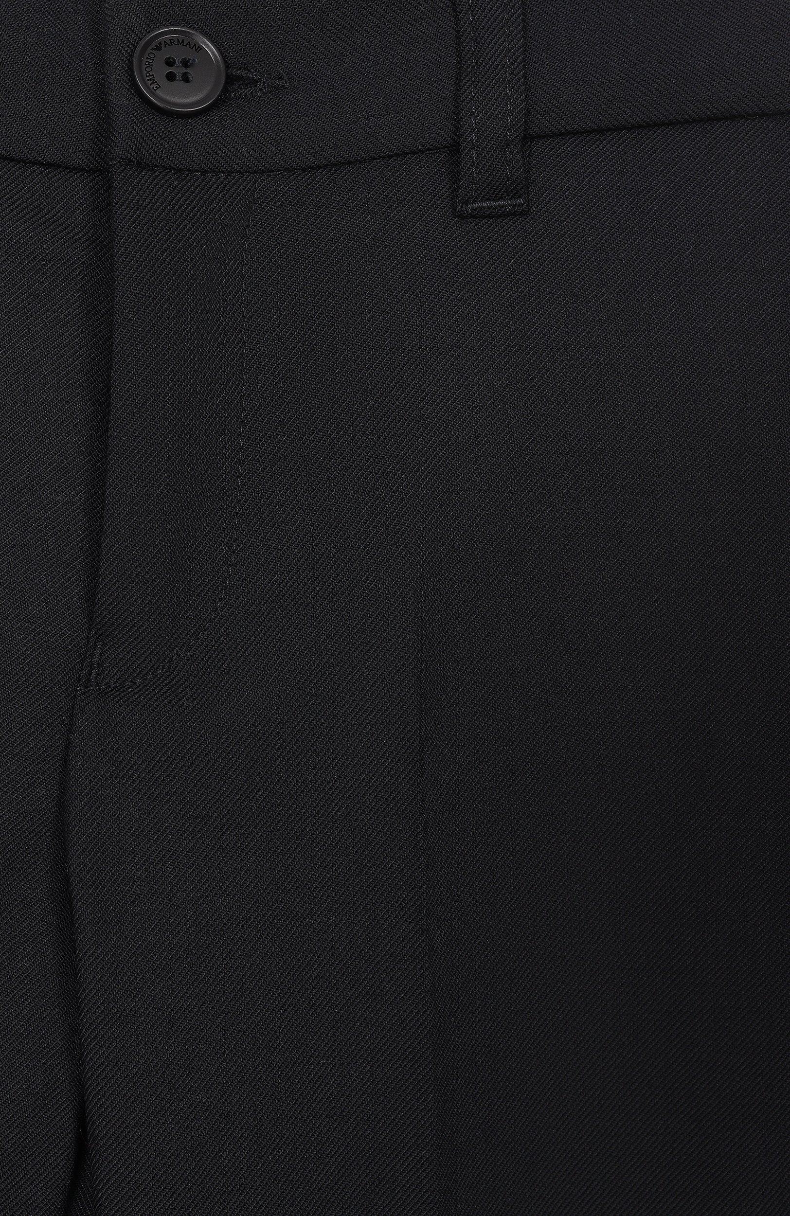Брюки EMPORIO ARMANI темно-синего цвета по цене 23300 руб., арт. EB001921/AF26957, фото 3 Брюки EMPORIO ARMANI, арт. EB001921/AF26957, фото 3